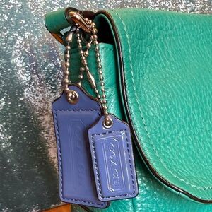 Coach RARE VINTAGE Leather Hangtag Set